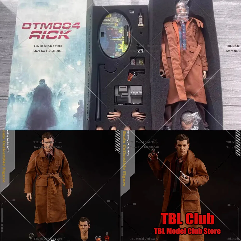 

Dark Toys DTM004 масштаб 1/6 12-дюймовая фигурка Blade Runner Rick Deluxe Edition Мужской солдат Полный набор Коллекционная модель игрушки