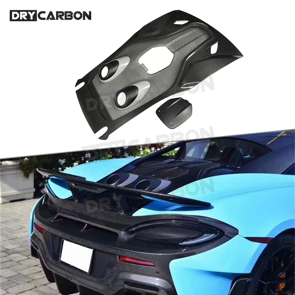 Kits de carrocería de fibra de carbono seca, cubierta de techo trasero, tapa de maletero, embellecedor de cola para McLaren 540C 570S 570GT