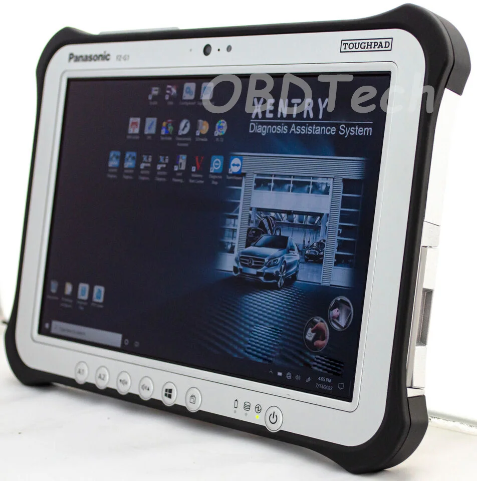 ToughPad FZ-G1 i5 3437 8G RAM + DAS XENTRY Tablet 09.2023 for DOIP MB Star C4 C5 Monaco Vediamo MB Star C6 ECOM EPC WIS ASRA