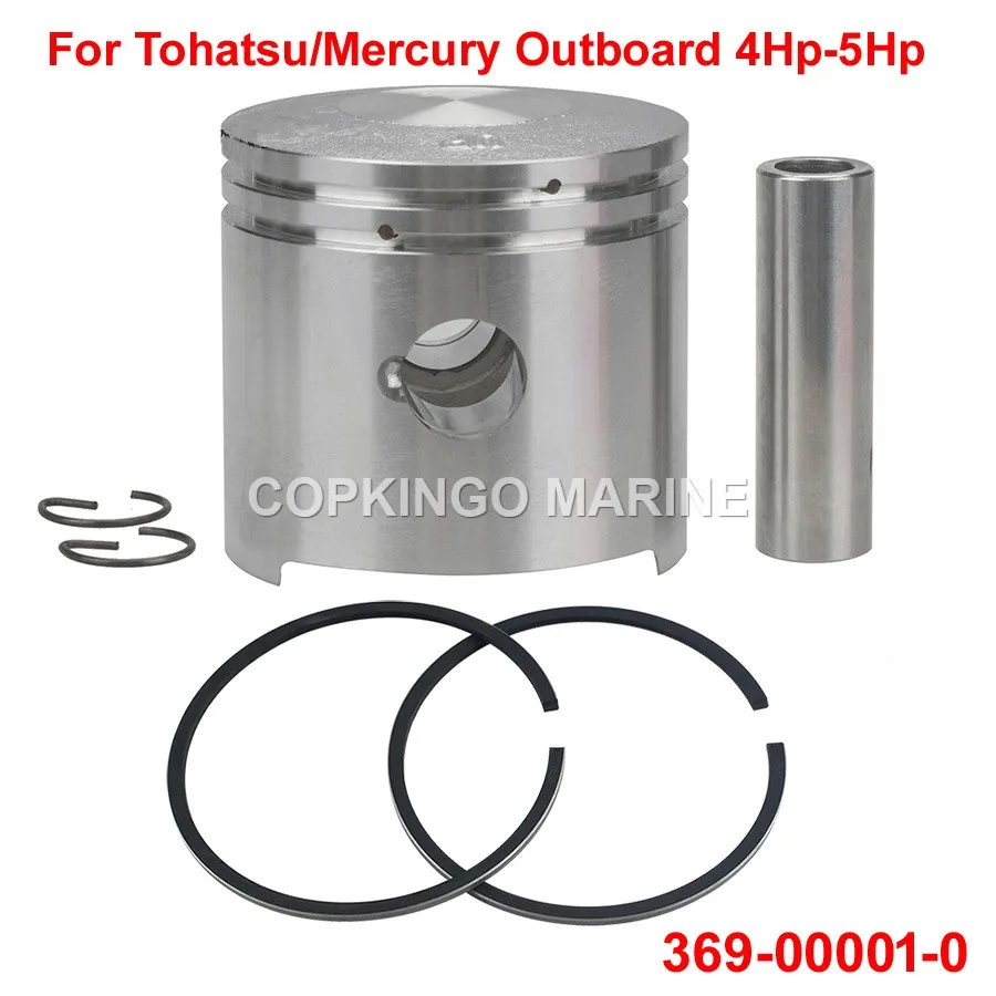 

Boat Piston Kit Std 369-00001-0 55mm For Tohatsu/Mercury Outboard 4Hp-5Hp 2-Stroke