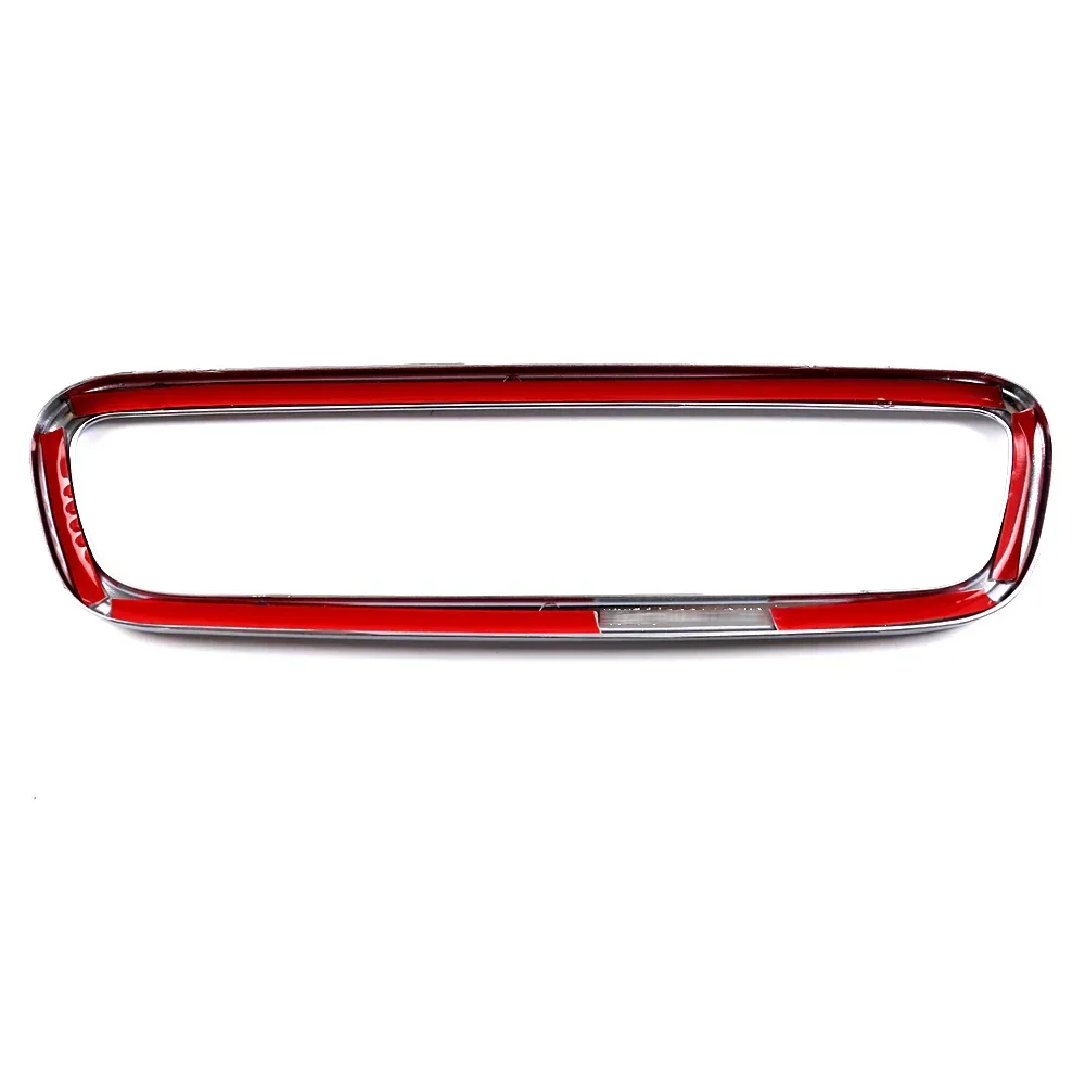 For Mercedes Benz C GLC GLE GLS M Class W205 X253 W166 Car Interior Mirror Frame Ring Cover Trim Matter Silver Decorate Sticker