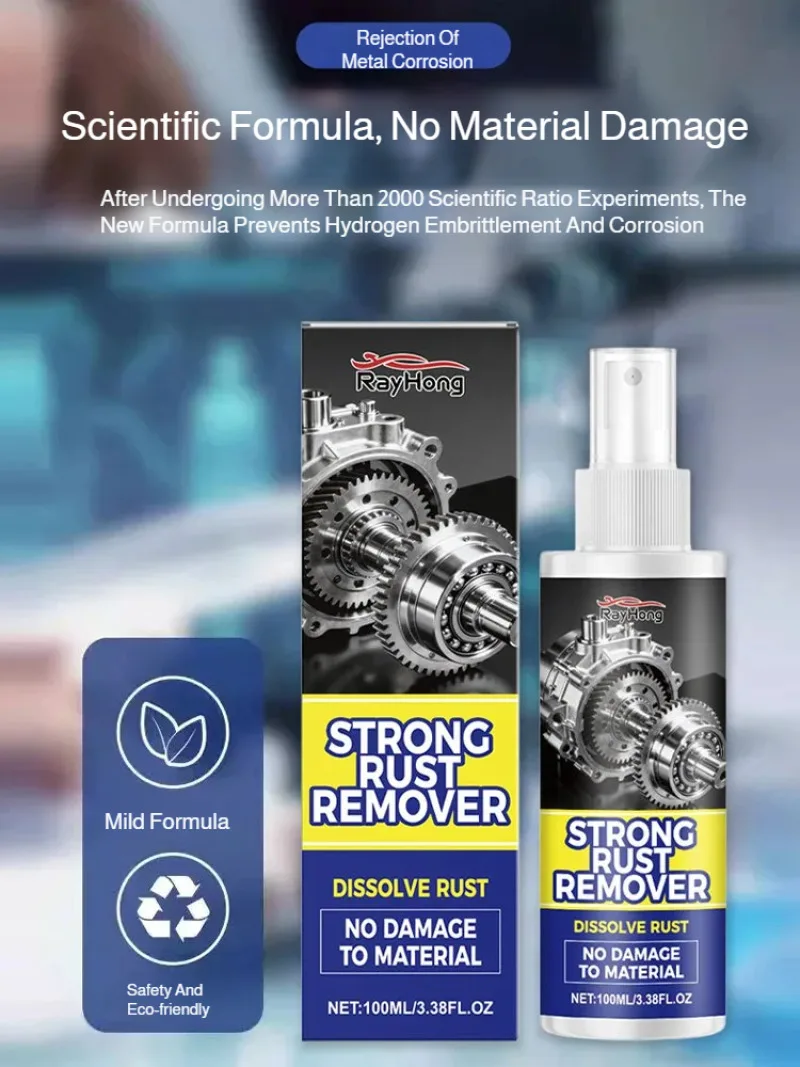 

Спрей-очиститель для удаления ржавчины и смазки, для ежедневного ухода за автомобилем, для чистки и ремонта металлических поверхностей, удаления пятен