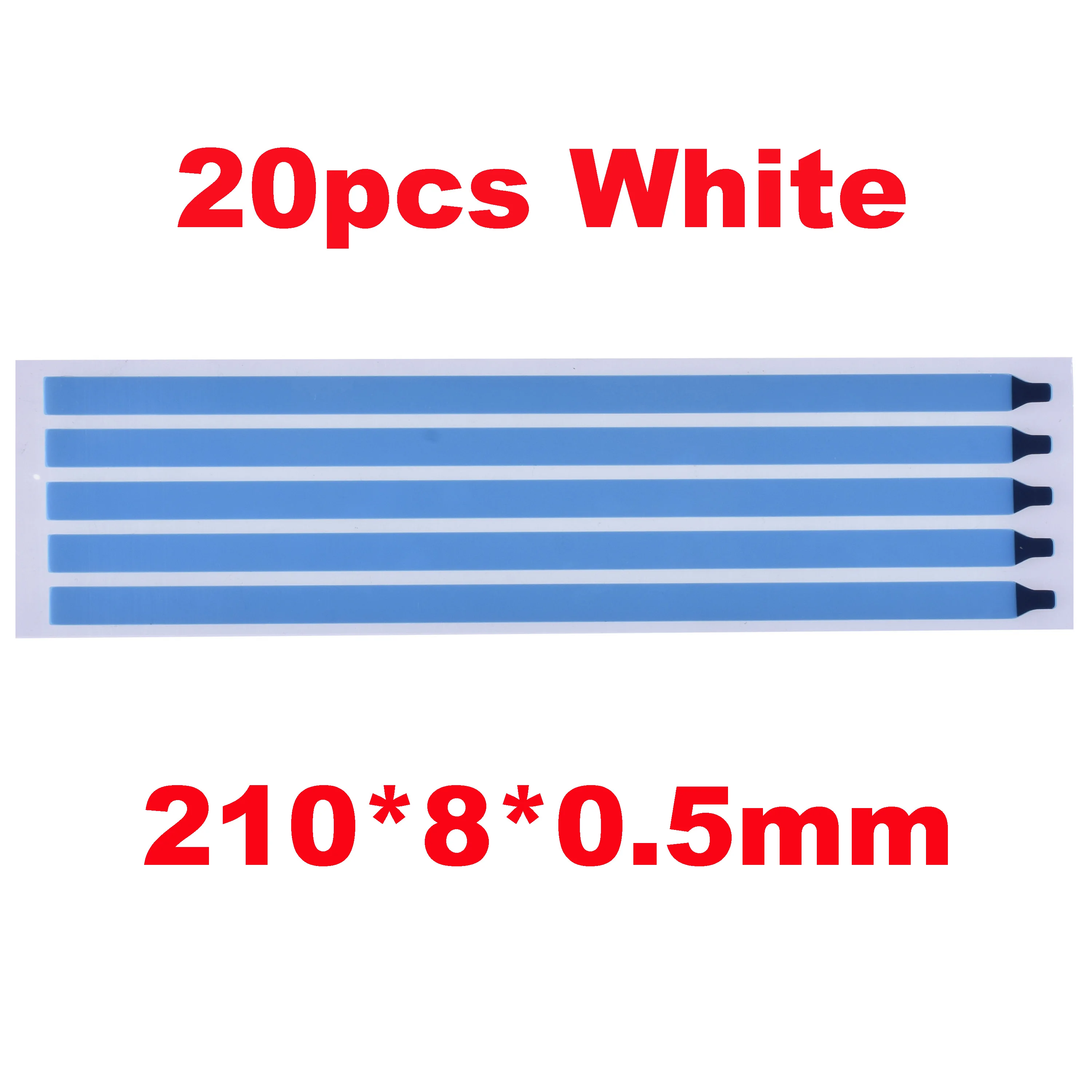 10/20/50/100pcs New Version White Pull Tabs Stretch Release Adhesive Strips for LCD Screen with Handle without Tabs