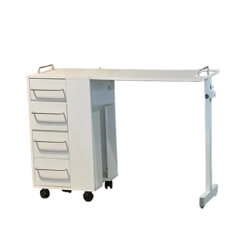 wr! Professional Foldable Nail Table Premium Storage Modern Design Nail Desk Portable With Wheels Table Pliante Portable