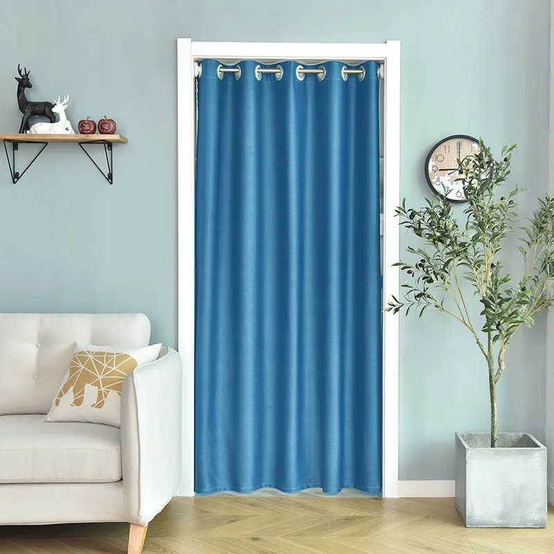 Solid Color Shading And Thermal Insulation Partition Door Curtain, Wardrobe Door Curtain, Bedroom And Living Room Door Curtain