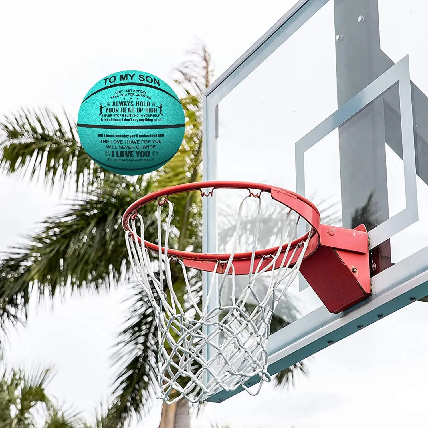 Basquete gravado personalizado para presentes, Basquete interno e exterior, Natal e presentes de aniversário, novo, tamanho 7