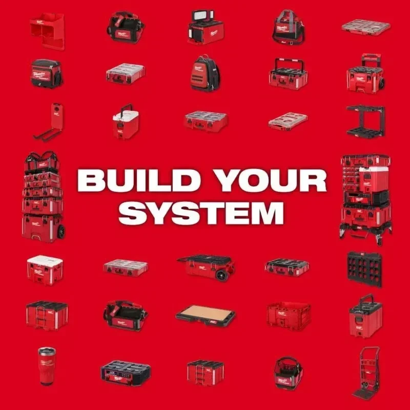 Milwaukee PACKOUT™ Tool Station Tool Storage Bit Charger Spare Parts Convenient Style Tool Slot MILWAUKEE Tools 48-22-8343