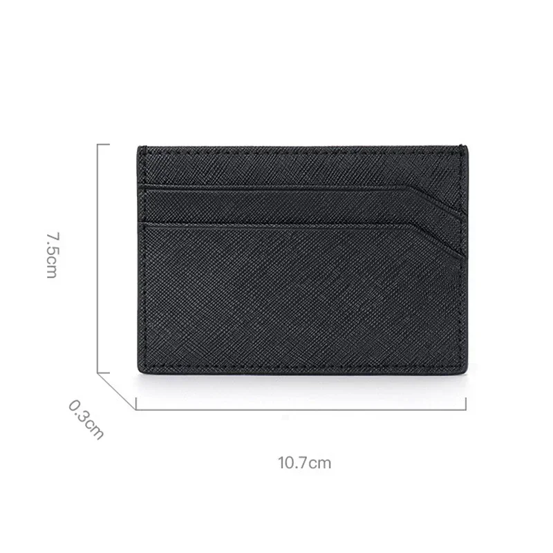 Busine Sle Card Holder Wallet Men PU Leather Slim Mini Credit Card Holders ID Card Case Men's Wallet Small Purse Cardholder - view 5
