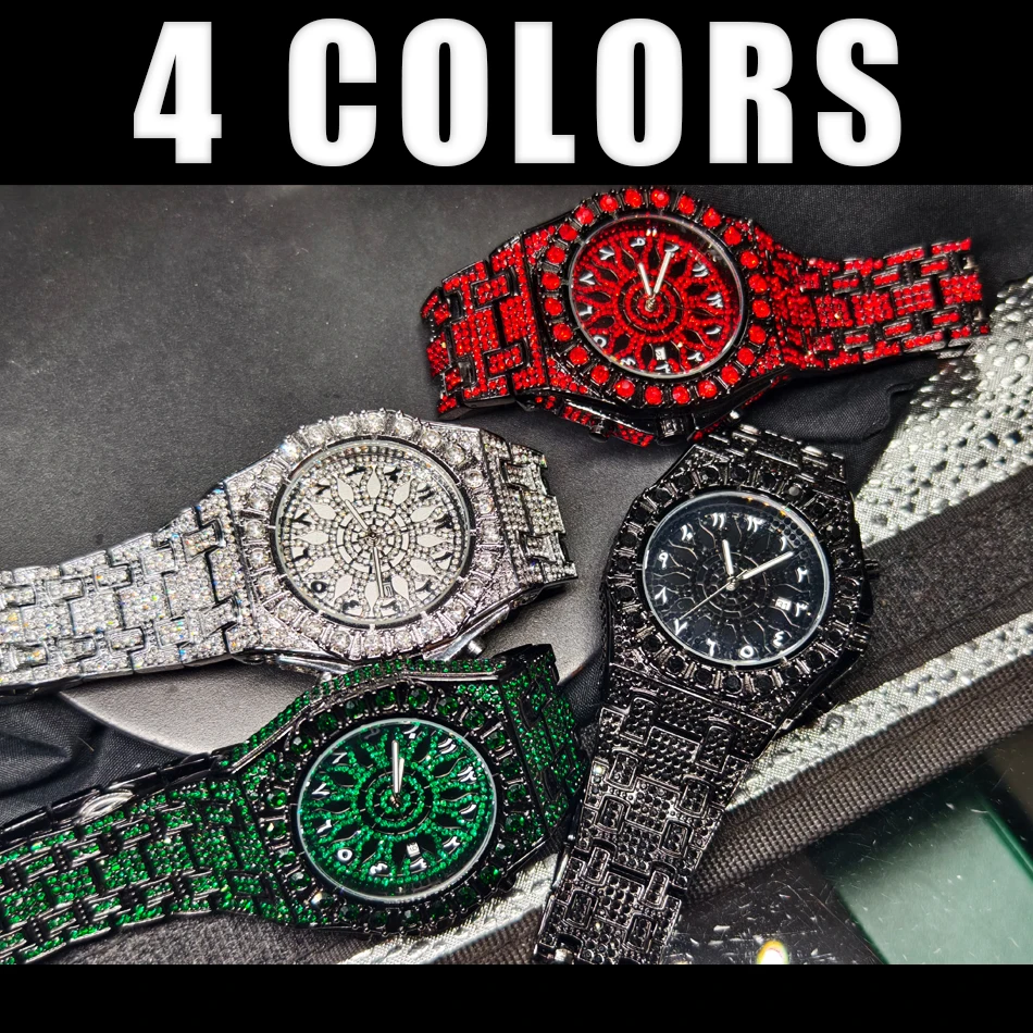 Red Diamond Watch For Men Bran - огляд і ціна Jewelry And Watches Luxury Brand