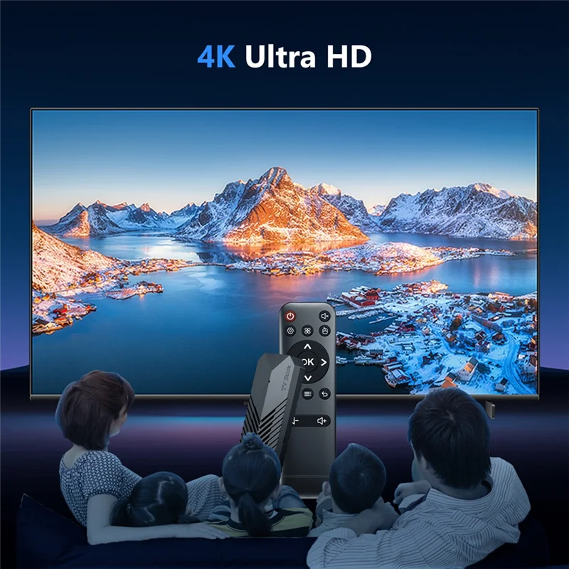 T3mini Smart TV Stick Android 10 Suporte 4K 3D HD 2.4G Wifi Smart TV Box H.265 1080P Video Media Player Set Top Box 1 SET