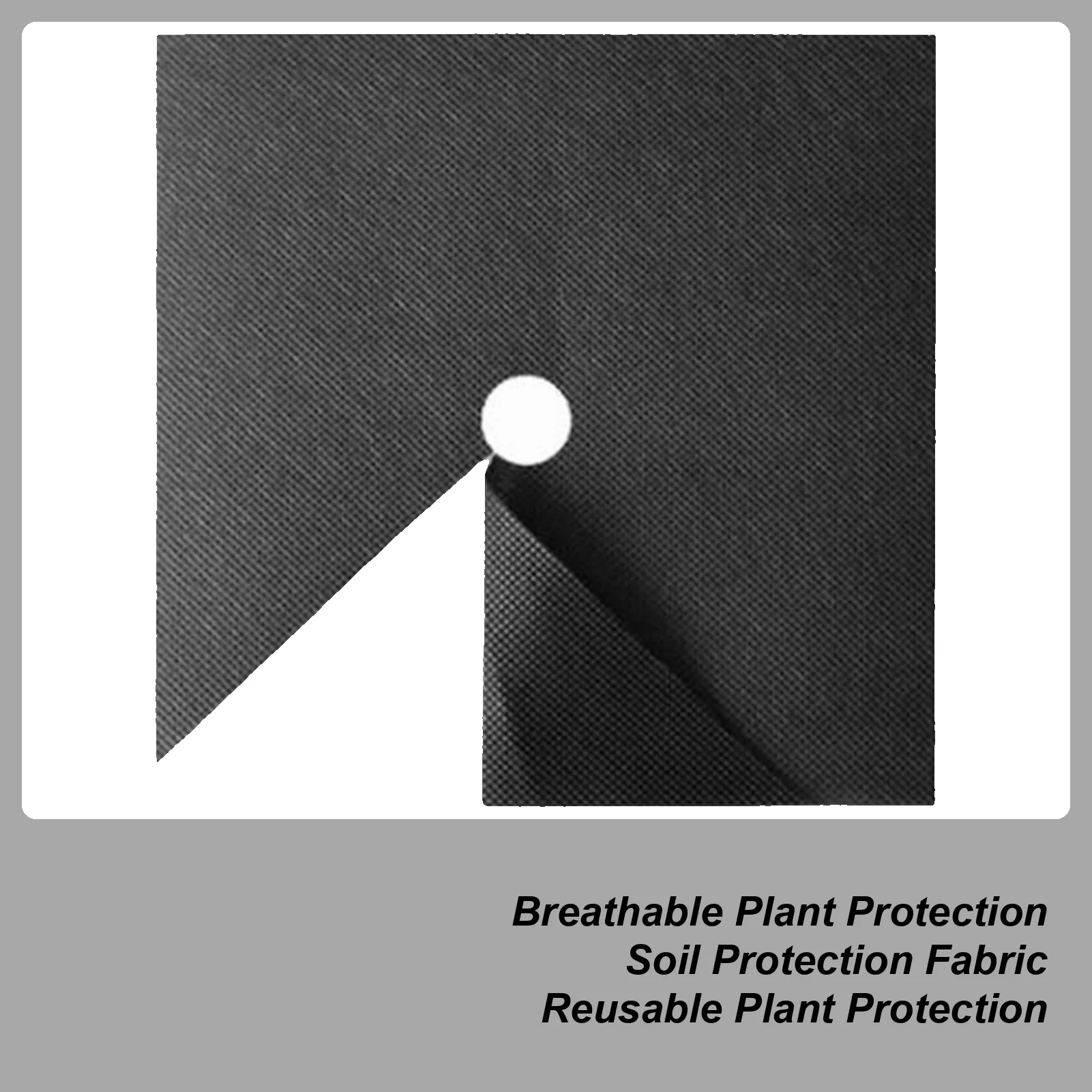 Planter Fabric Liner Water Drained Black Protective Mat Vegetable Gardening Planter Liners For Garden Yard Farm Pathway Patio