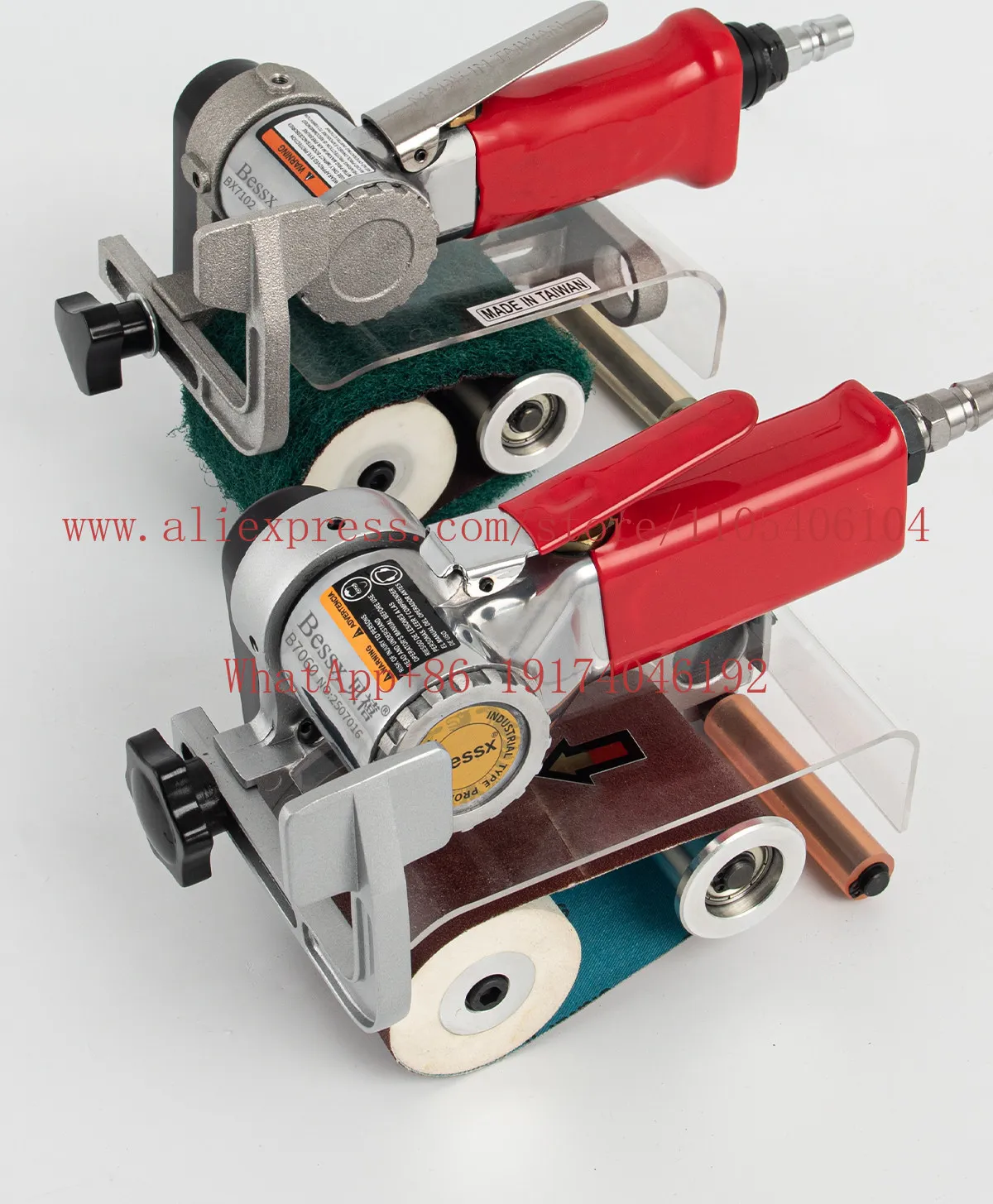 Portable Pneumatic Wire Drawing Machine Flat Polishing and Grinding Stainless Steel Wire Drawing Belt Machine