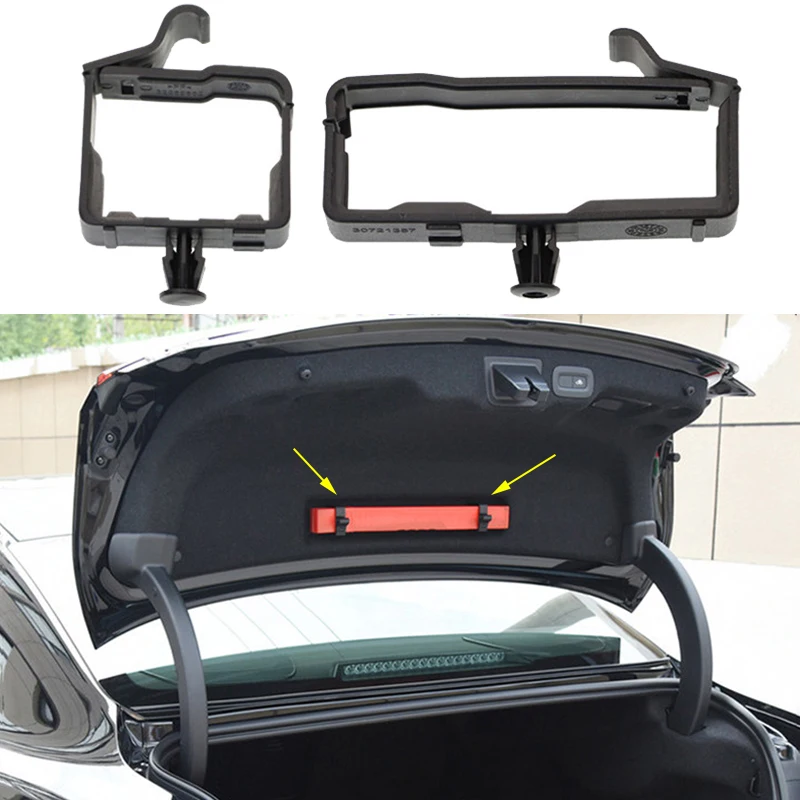 For Volvo S90 S90L V90 S60L V50 S40 XC60 XC70 V60 S60 Emergency Warning Triangle Bracket Support Car Trunk Sign Fixed Buckle