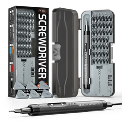 Electric Screwdriver Set Precision Power Tool Kit Rechargeable Wireless Mini Small Bits PC Mobile Phone Repair Tools DIY CRV