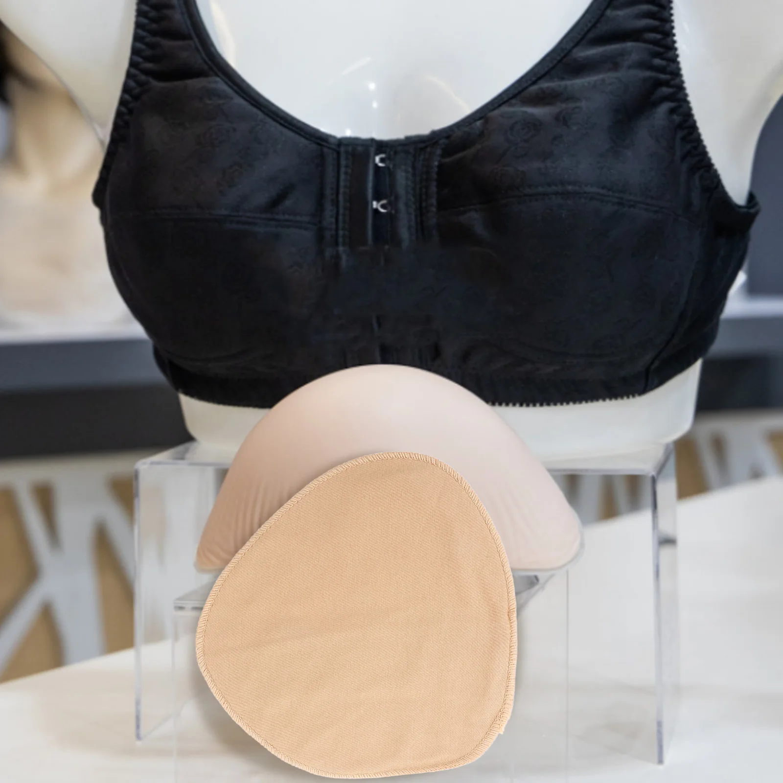 

Cotton Breast Protector Cover for Mastectomy L Size Khaki Bra Accessories Prosthesis Forms Inserts Sleeve Pad Women