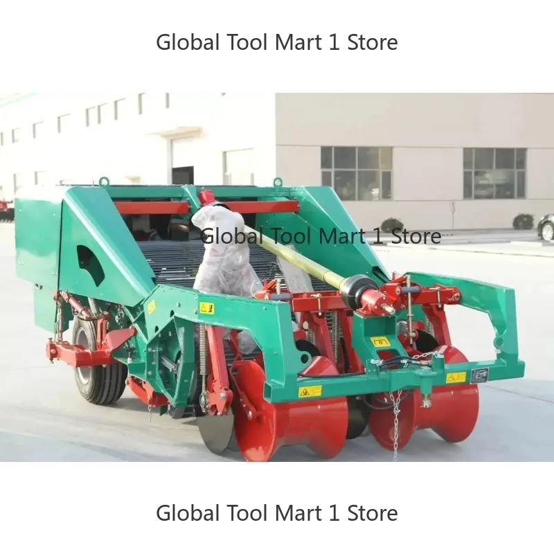 20~75h-p Potato Digger 4 Row Potato Harvester 3 Point Linkage Potato Harvest Machine