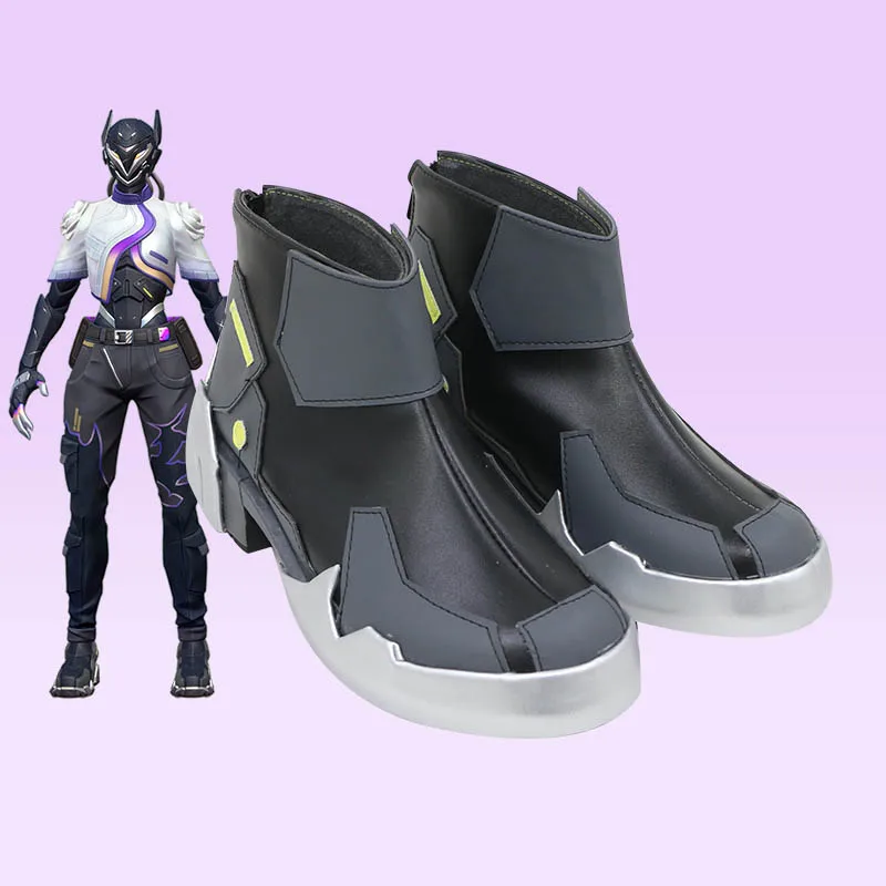VYSE Cosplay Schuhe Ainme VALORANT Rollenspiel Performance Stiefel für Frauen Mädchen
