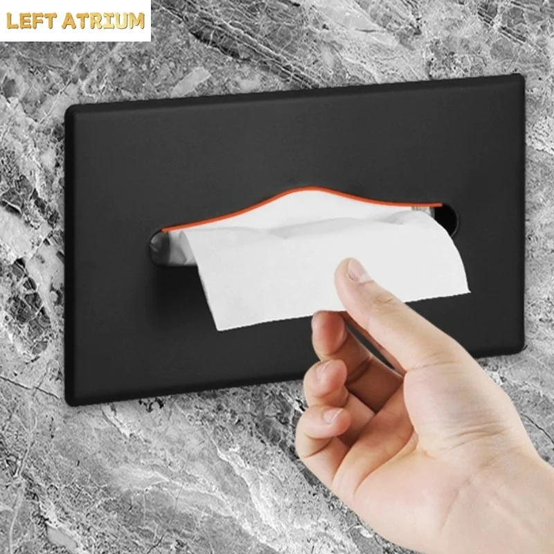 Brothroom Embedded Concealed Toilet Box 304 Stainless Steel Wall Kitchen Tissue Paper Holder Hand Paper Rack Box