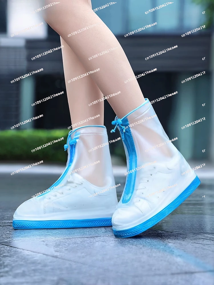 

Suitable for rain shoes men's and women's waterproof shoe cover silicone rain boots non-slip thickened wear-resistant days rain