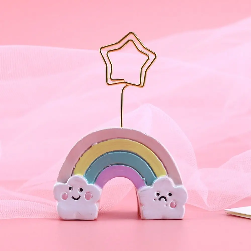 Stationery Supplies Resin Note Clip Cute Desktop Decor Desktop Clip Decorative Creative Shape Menu Clips Photo Clamp