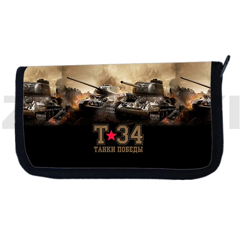 

Retro World of Tanks Wallet Teens Cartoon Harajuku Gerand Tanks Purses 3D Game War Thunder Handbags for Women Zipper Cash Bags