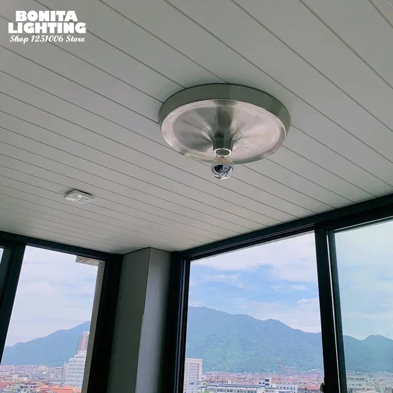 Retro Ripple Round Disc Wandleuchte für Flur, Eingang, Restaurant, Schlafzimmer, Mid-Century-Design, Heimbeleuchtung