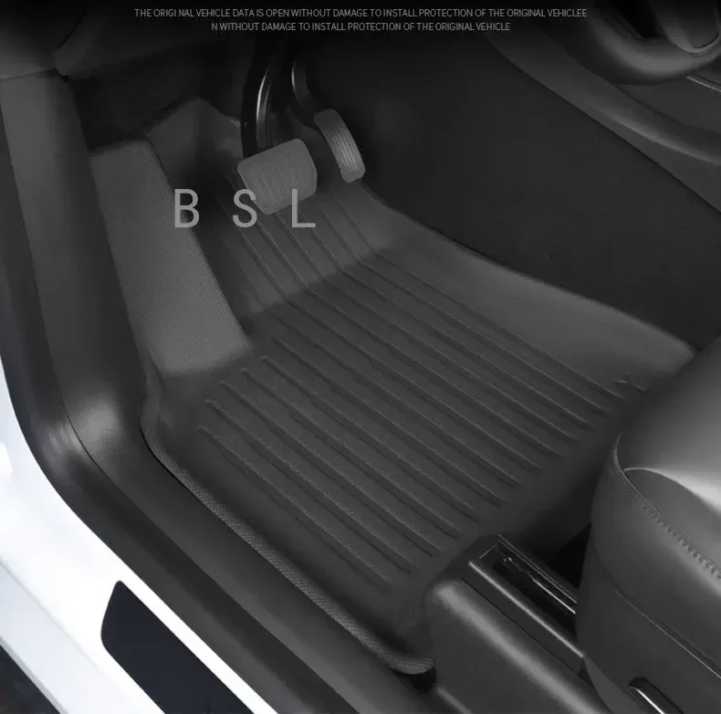 Super Fashion Floor Mats for Tesla Model 3 Model Y 2022  Waterproof Floor Liners with Atmosphere