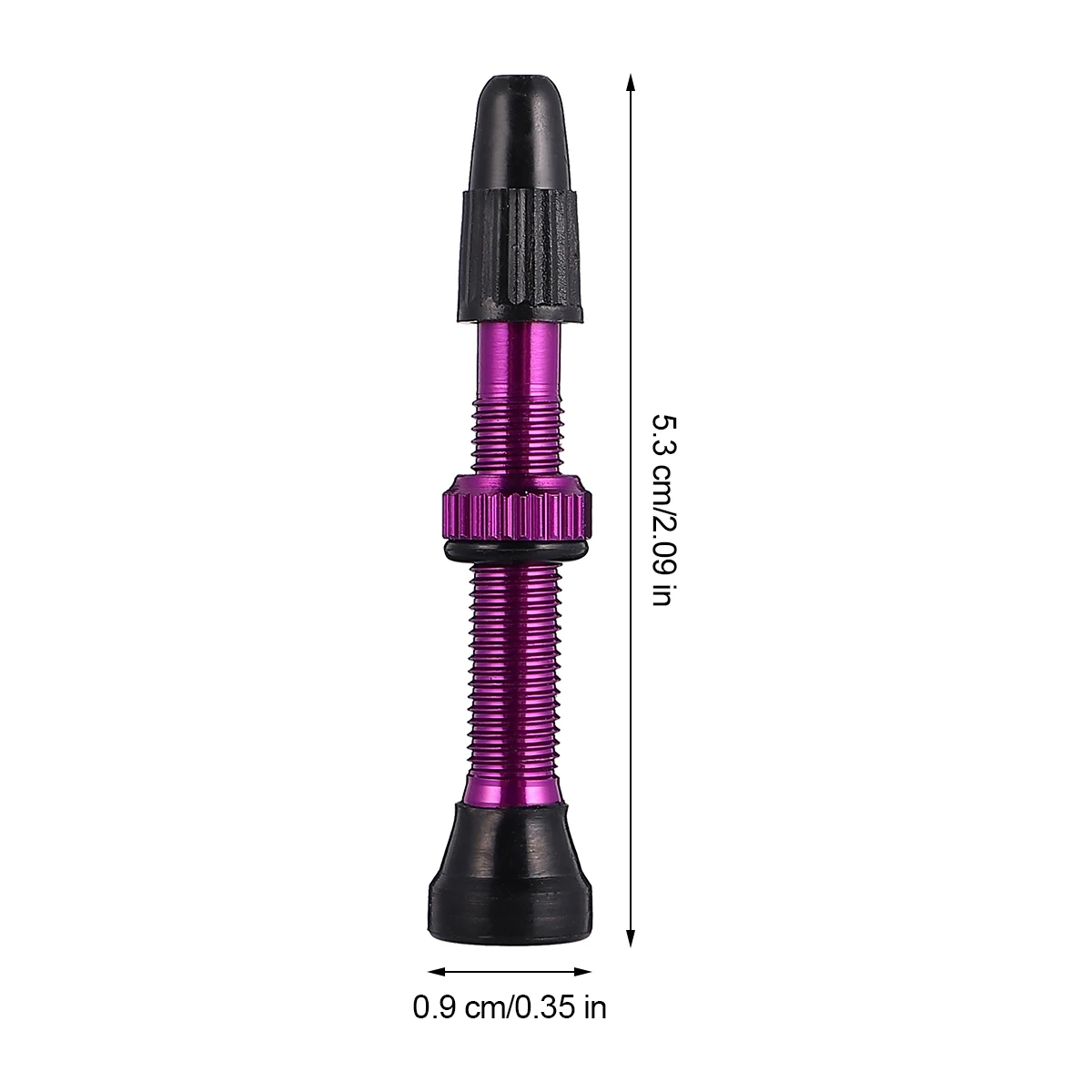 

1PC Practical Bike Valve Tubeless Air Inflating Tool with Fine Workmanship for Mountain ( 40MM)