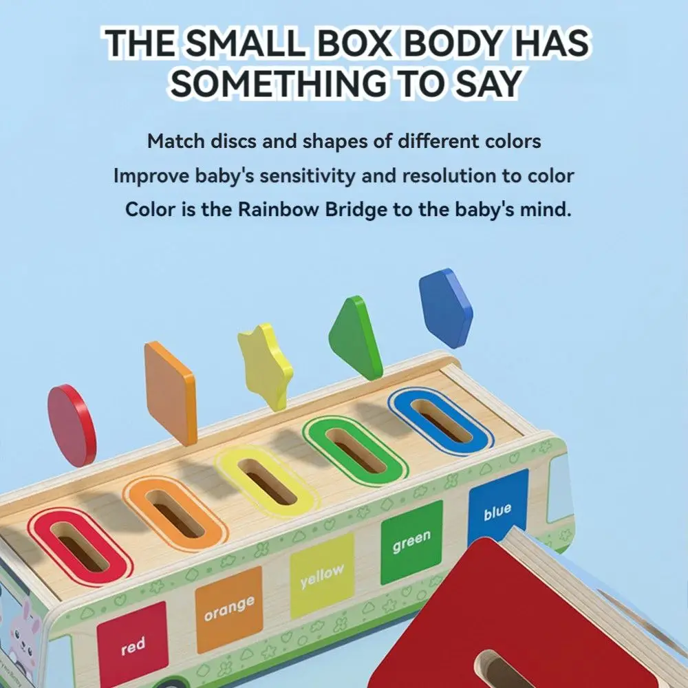 기하학적 인지 나무 모양 분류 상자 퍼즐 몬테소리 모양 및 색상 분류 수공예 조기 교육