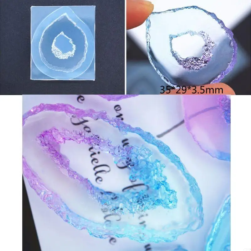 Resin Mold Rock Cluster Crystal Mold Creative Art Craft Jewelry Gifts