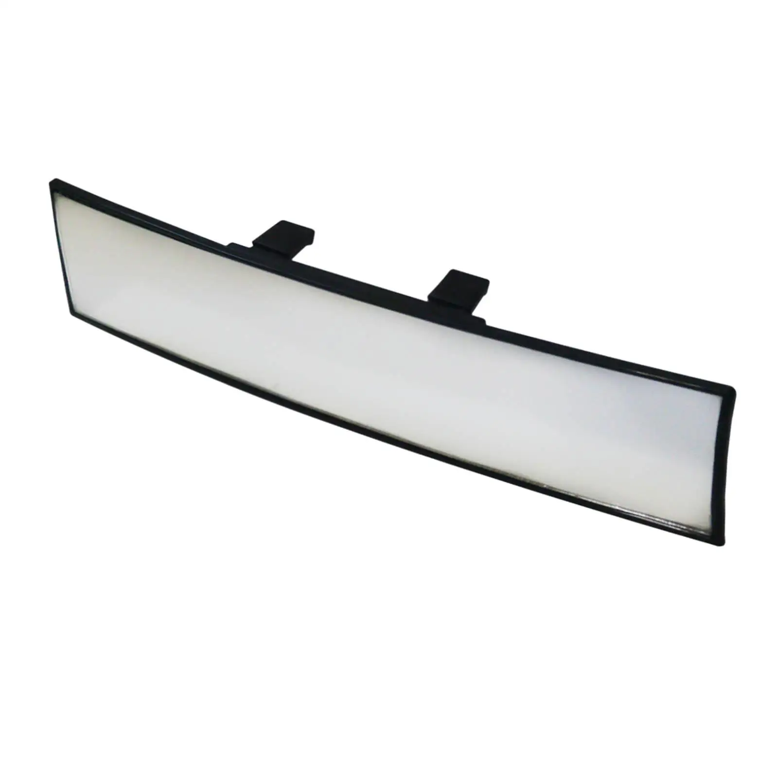 Universal Fit Wide View Curved Rear View Mirror HD Glass Quick Install Telescopic Buckle for Car SUV Interior