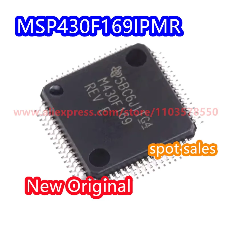 

5 шт. MSP430F169IPMR посылка M430F169 микроконтроллер IC новый оригинальный