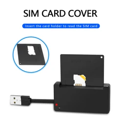 USB 2.0 smart Card Reader memory for ID Bank EMV Electronic DNIE dni citizen SIM Cloner TF Card Connector Adapter PC Computer