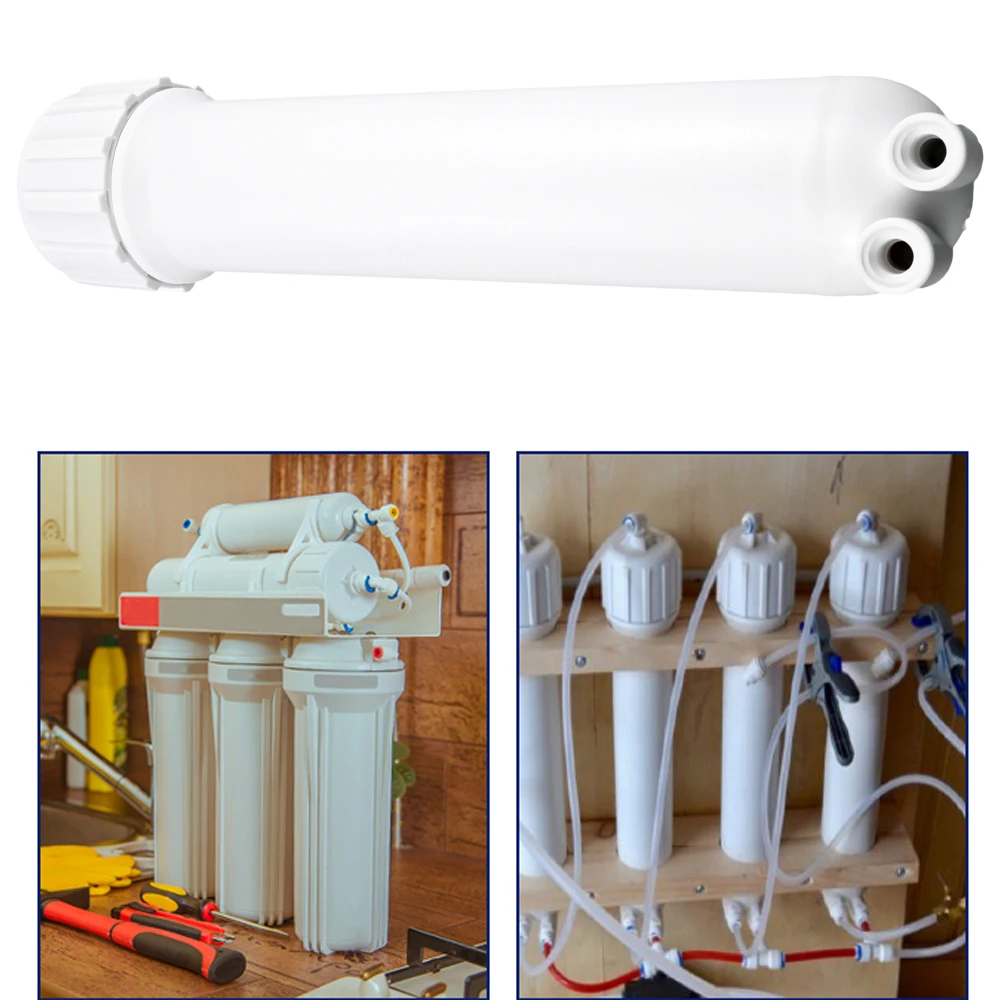Reverse Osmosis Membrane Housing For 50G 75G 100 GPD White 1/4\