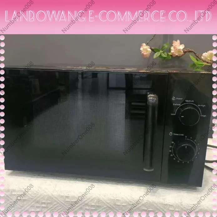 20L Microwave Oven Countertop Compact Digital Multifunction with Auto Cook Defrost Turntable Timer Easy Clean 220V