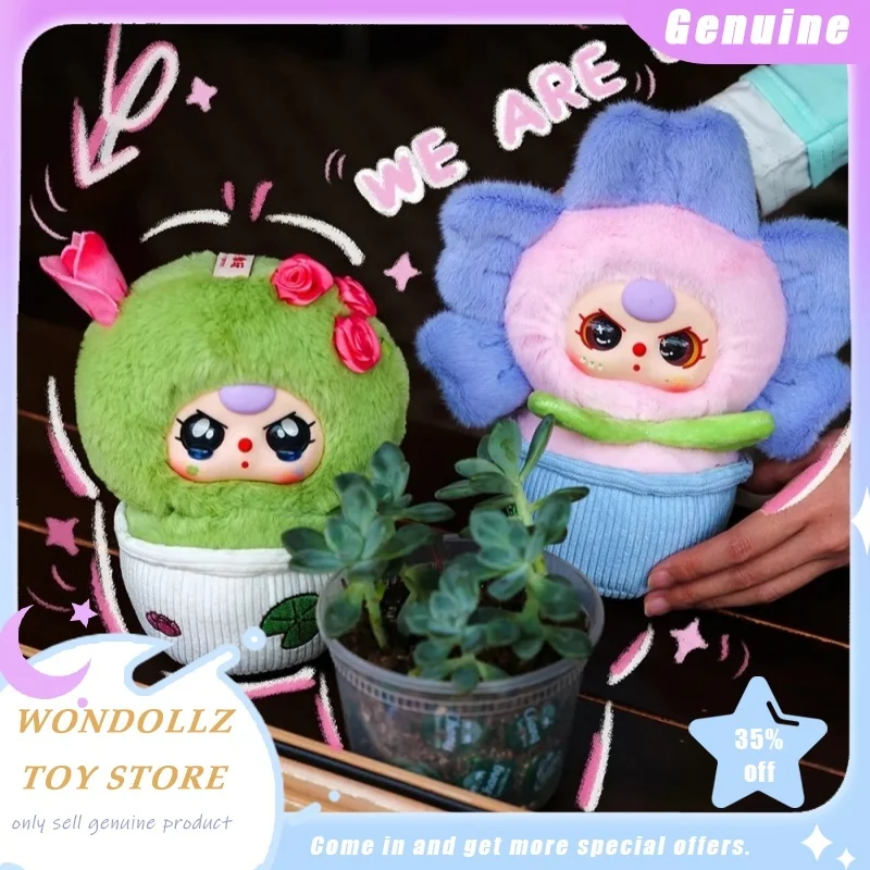 

Genuine Baby Three A Small Flower Series Blind Box Desktop Fun Ornament Collection Trendy Toy Birthday Holiday Gift For Girls