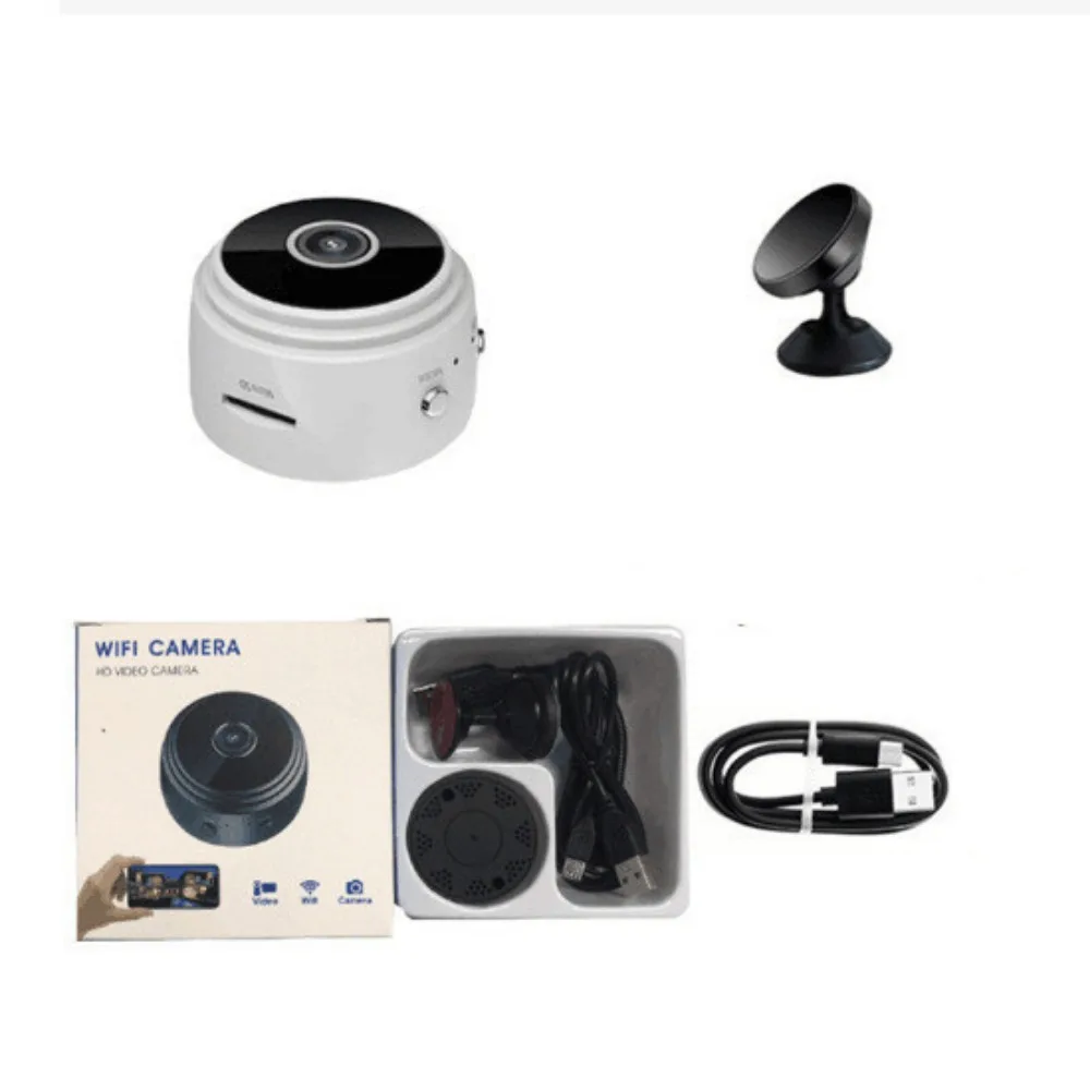 Micro Video Recorder Mini Camera Motion Detection Night Vision Two-Way Talk Camera Wireless Design Alarm System Wireless Camera