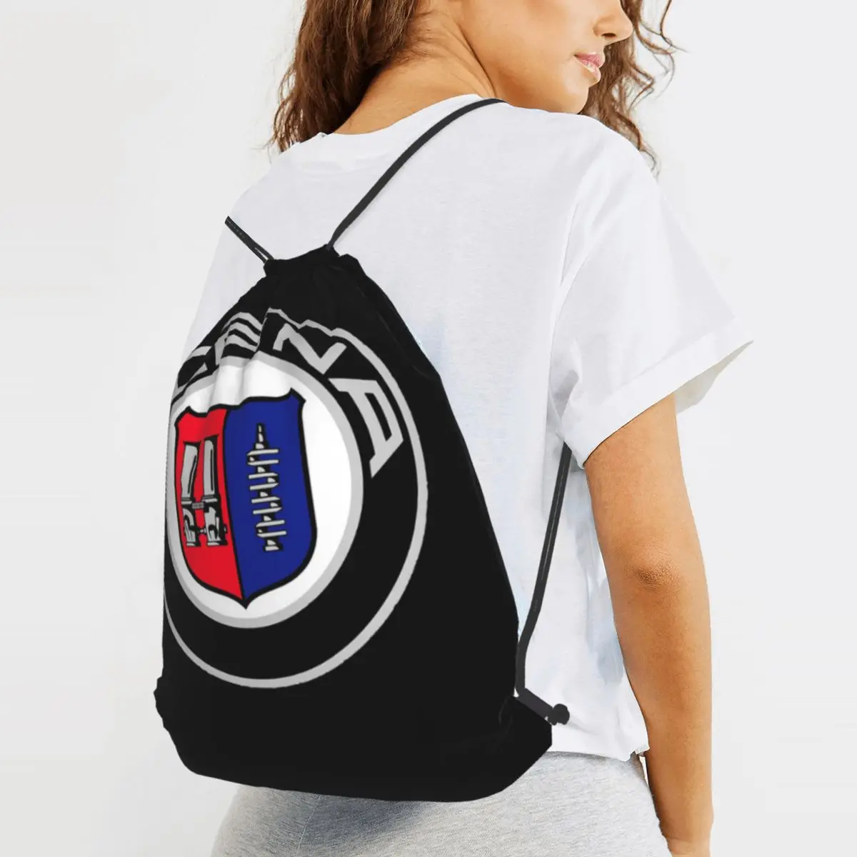 

Alpina - Classic Car Logos Backpacks Multi-function Drawstring Bundle Pocket Sports Bag Book Bags for Man Woman School