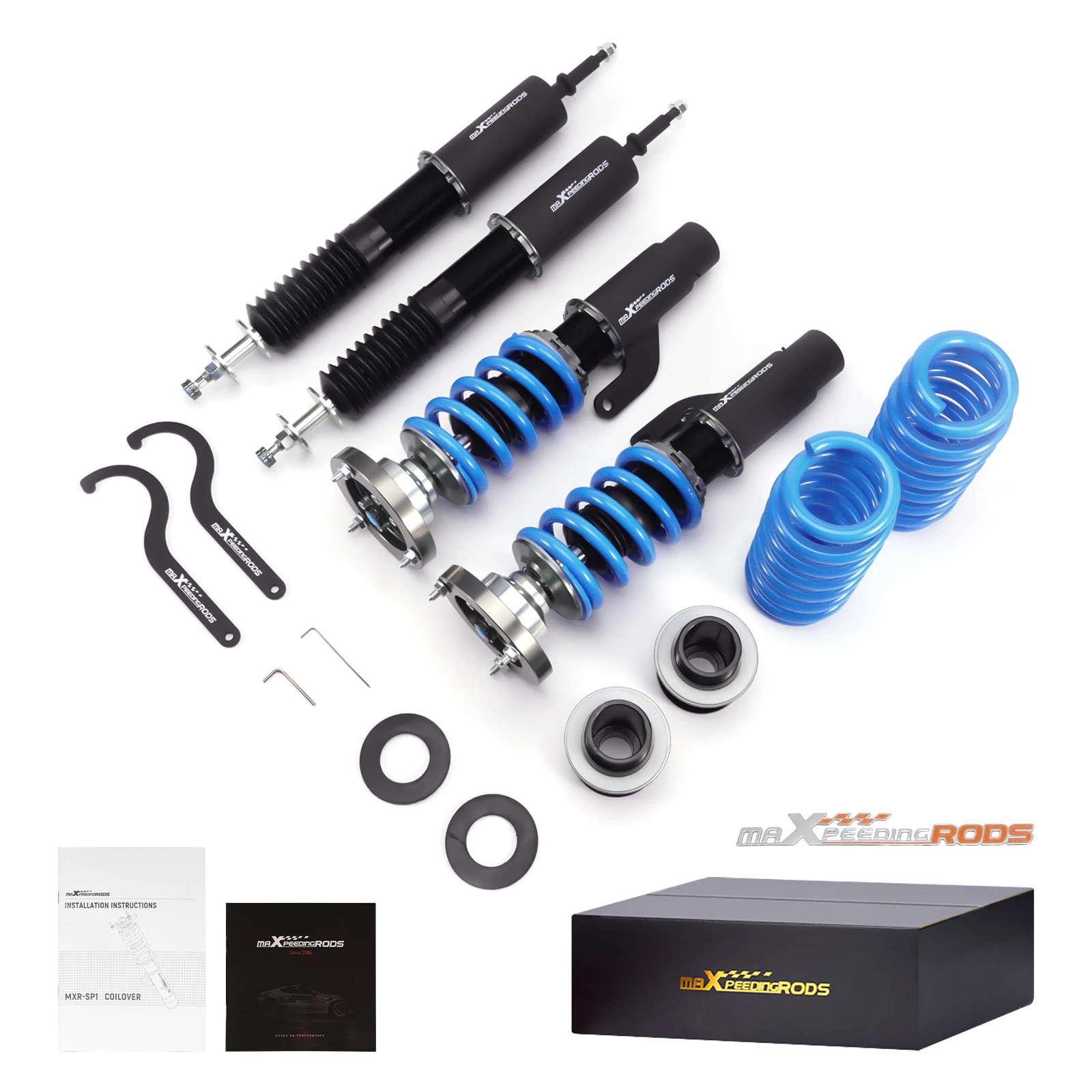 MaXpeedingrods T6 Coilovers Lowering Coils for BMW 3-Series E90 xDrive AWD 06-11 Coilovers Lowering Coils