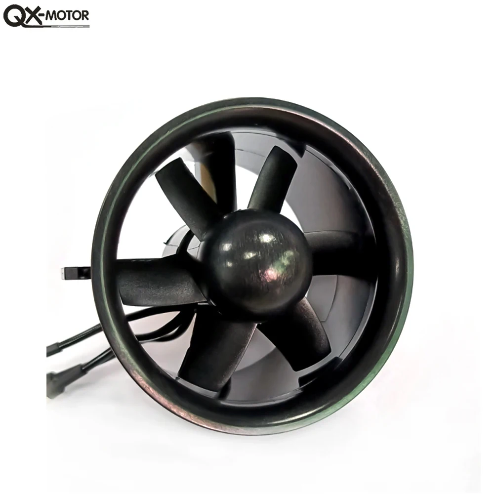 QX-Motor 70 mm EDF 6 bladen kanaalventilator QF2822 2222 3000KV borstelloze motor Gebruik 50A 4S ESC voor RC Drone Multirotor helikopteronderdelen