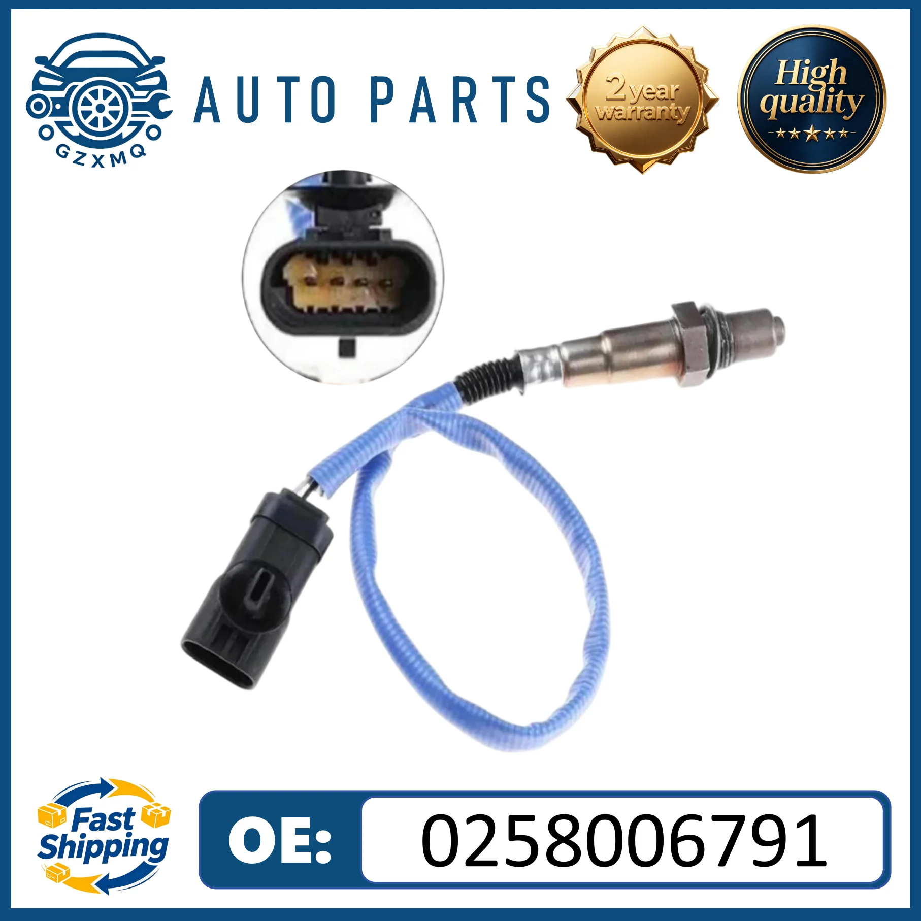 

High Quality Oxygen Sensor 0258006791 for Renault Megane II 1.6L
