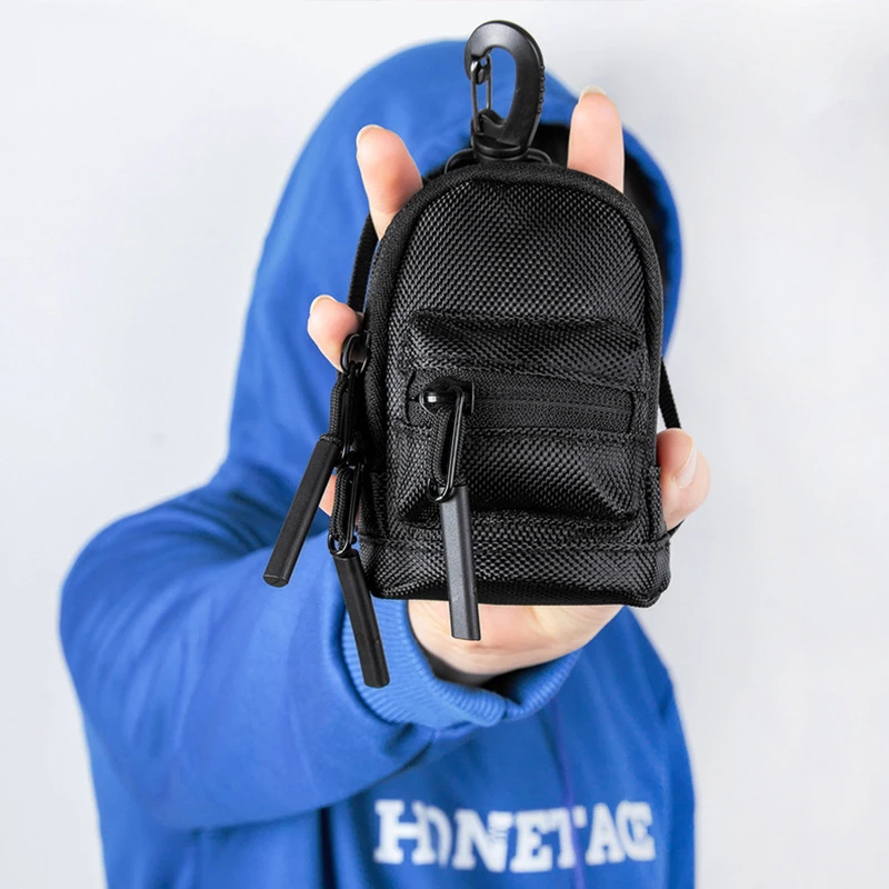 Mini mała wisząca torba modna torba na klucze mężczyźni i kobiety uniwersalna lekka wszechstronna moneta klucz zestaw słuchawkowy torba do przechowywania kart