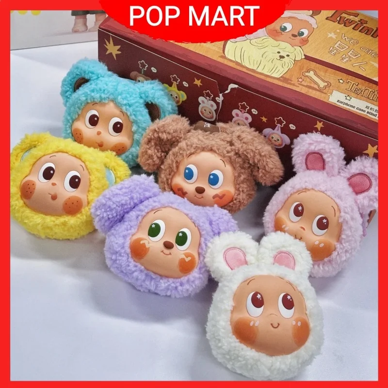 Genuine Popmart Twinkle Twinkle Savor The Moment Series Blind Box Headphone Case Guess Bag Original Kids Toy Doll Birthday Gift