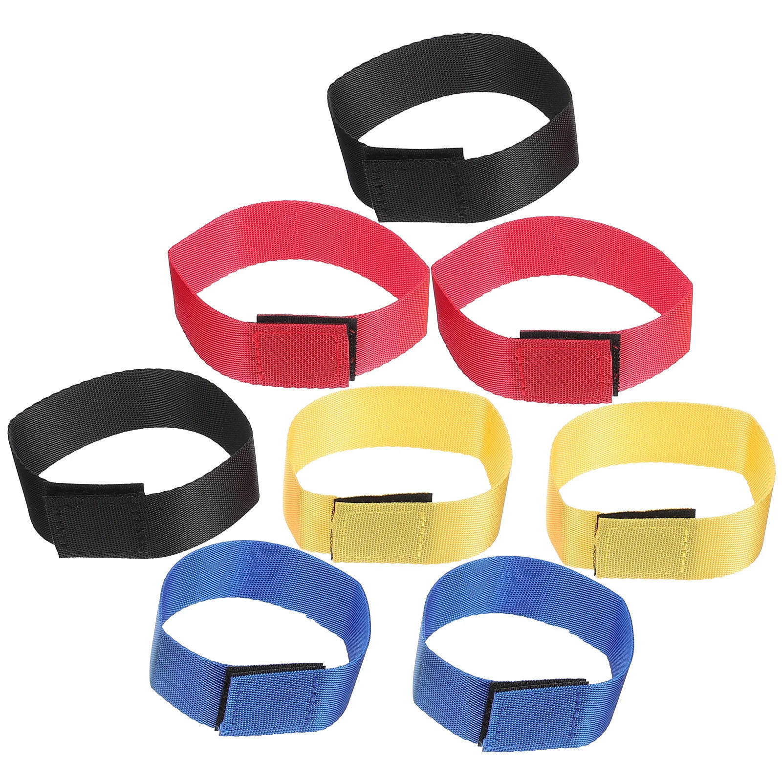 

8 pcs Sports Sleeve Bands Softball Sleeve Ties For Soccer Football Shirt Holders Anti-Skid Durable Unisex Wear Multiple Colors