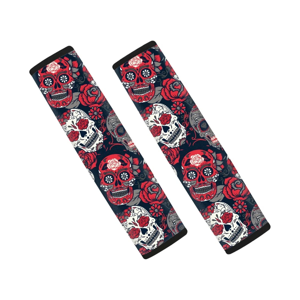 Halloween Decoration Gift Horror Skull Printing Car Seat Belt High Quality Washable Vehicle Clean Protector Automotive Seatbelt