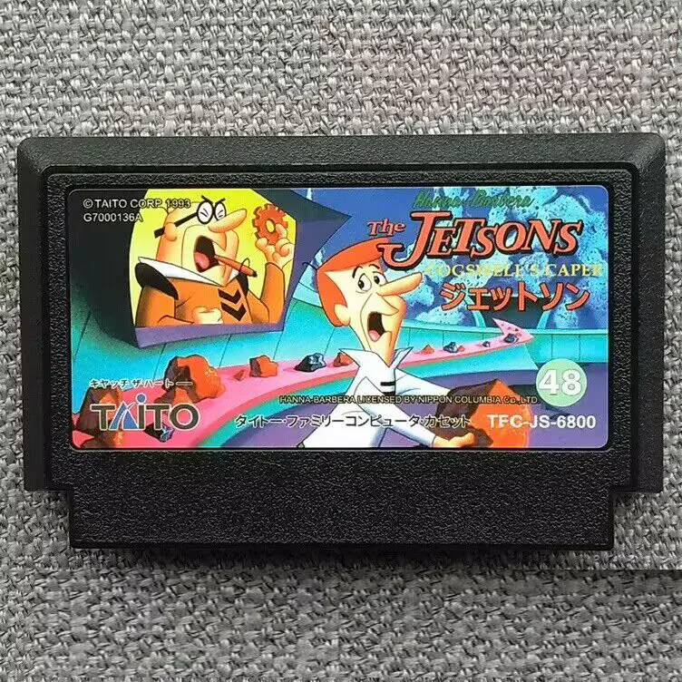 Jetsons, The - Cogswell's Caper para tarjeta de videojuego FC Console de 60 pines