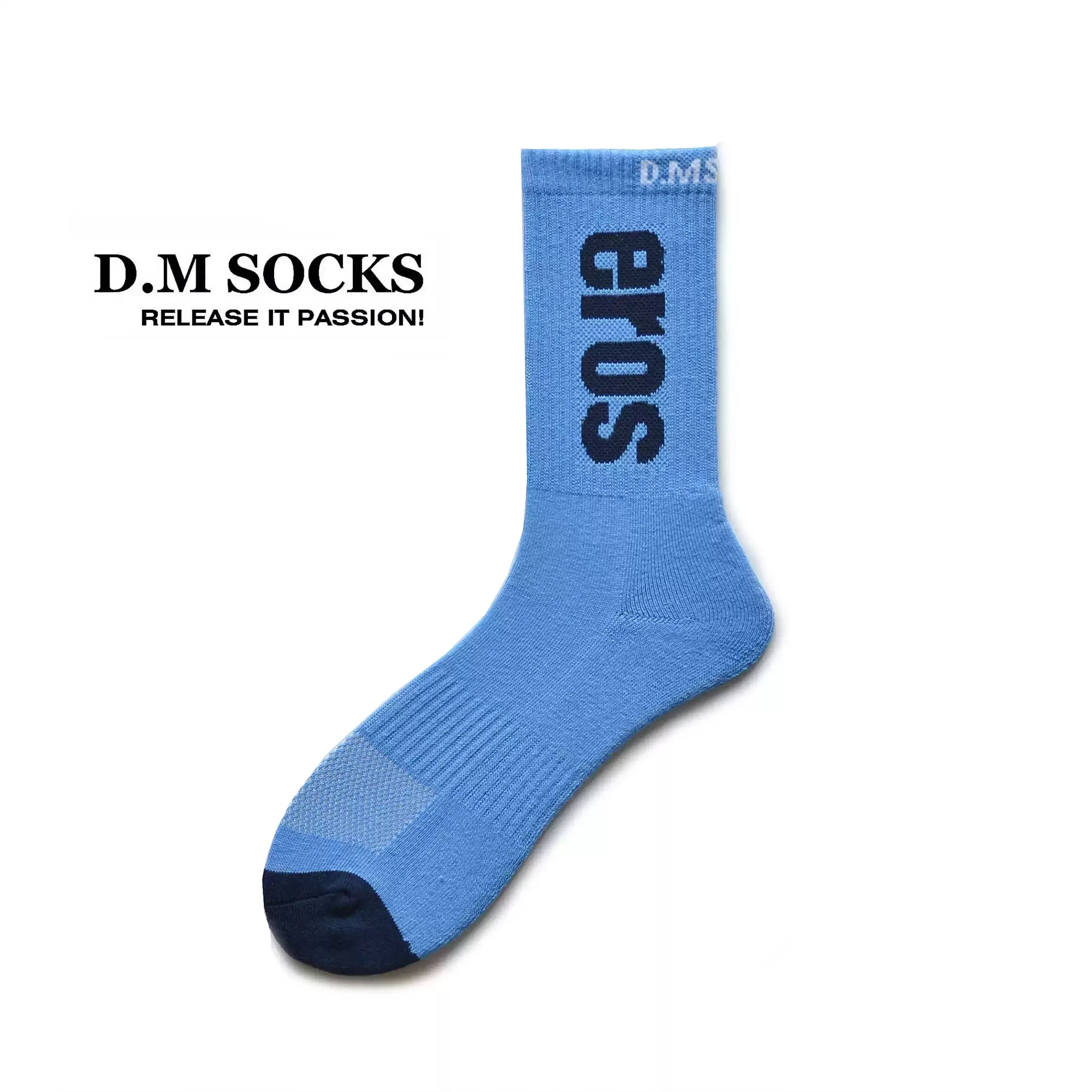 White Unique Design words Socks Men Cotton Sport Socks Comfortable