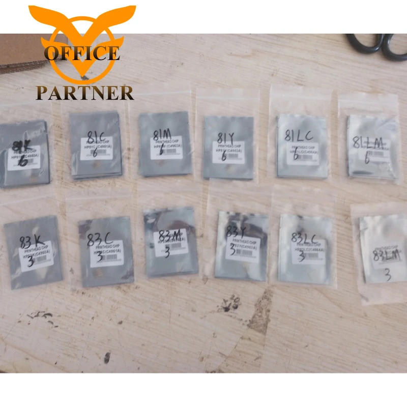 1Pcs Printhead Chip LC LM KCMY for HP10 11 12 14 70 72 73 80 81 83 84 85 88 For HP DesignJet 5000 5000PS 5000PS Dye