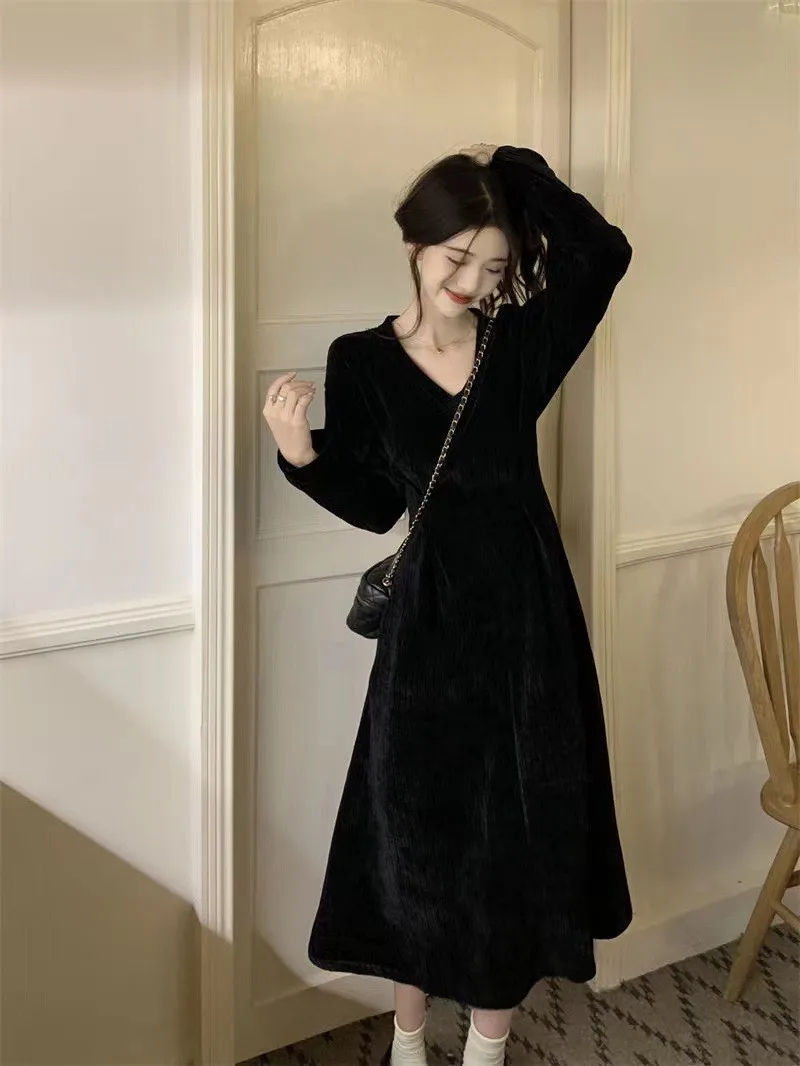 فساتين نسائية فستان بناتي ربيعي كتان سموكينج حريري الخصر الترفيه اليومي بسيط رعوي فني مريح للتنفس نقي