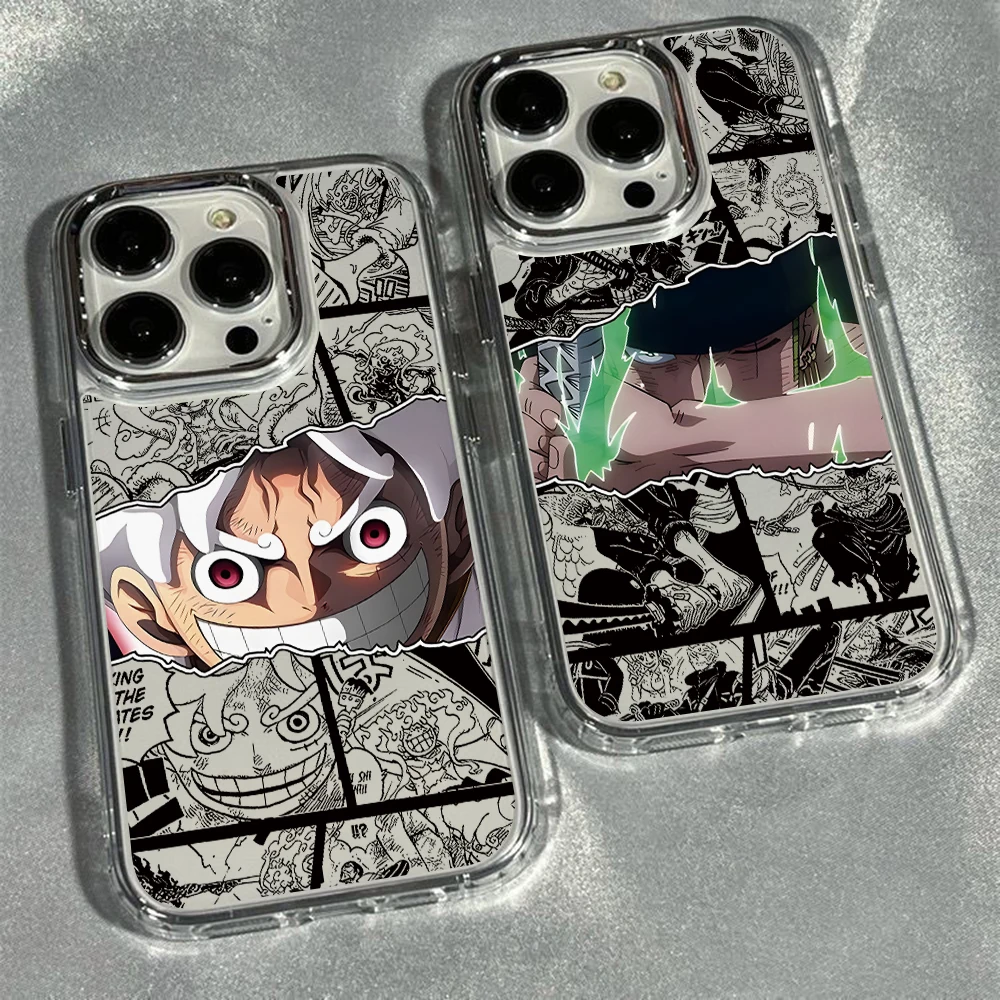 One P-Pieces L-Luffies Zoroes Phone Case for Samsung Galaxy A57 A56 A55 A54 A52 A37 A36 A26 A17 A16 A07 A06 4G 5G Clear Cover